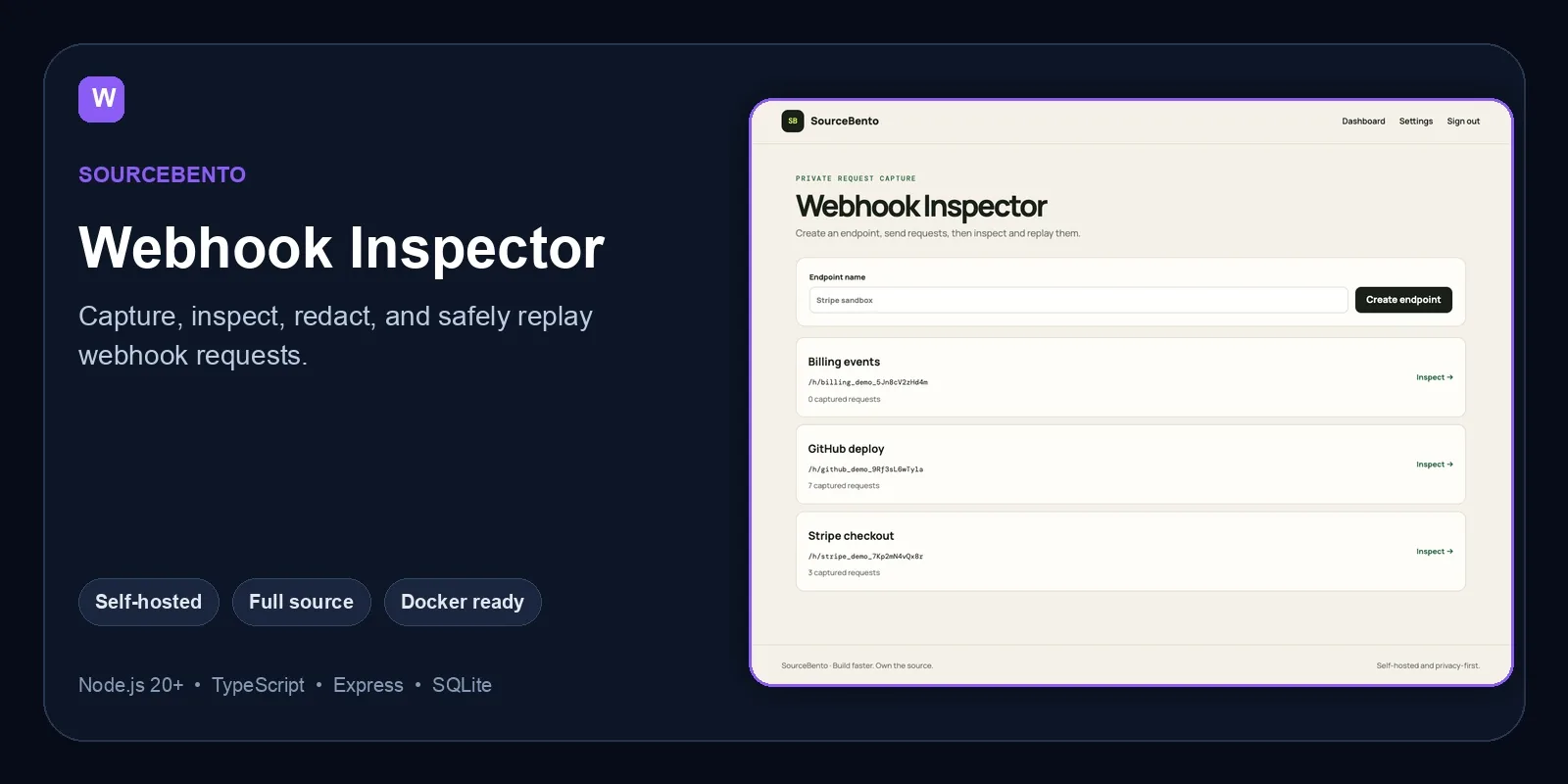 Webhook Inspector preview