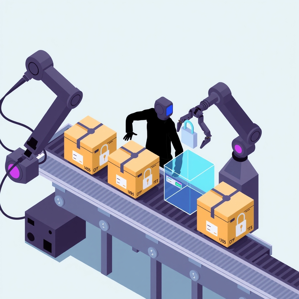 Minh họa cuộc tấn công chuỗi cung ứng trên dây chuyền lắp ráp phần mềm