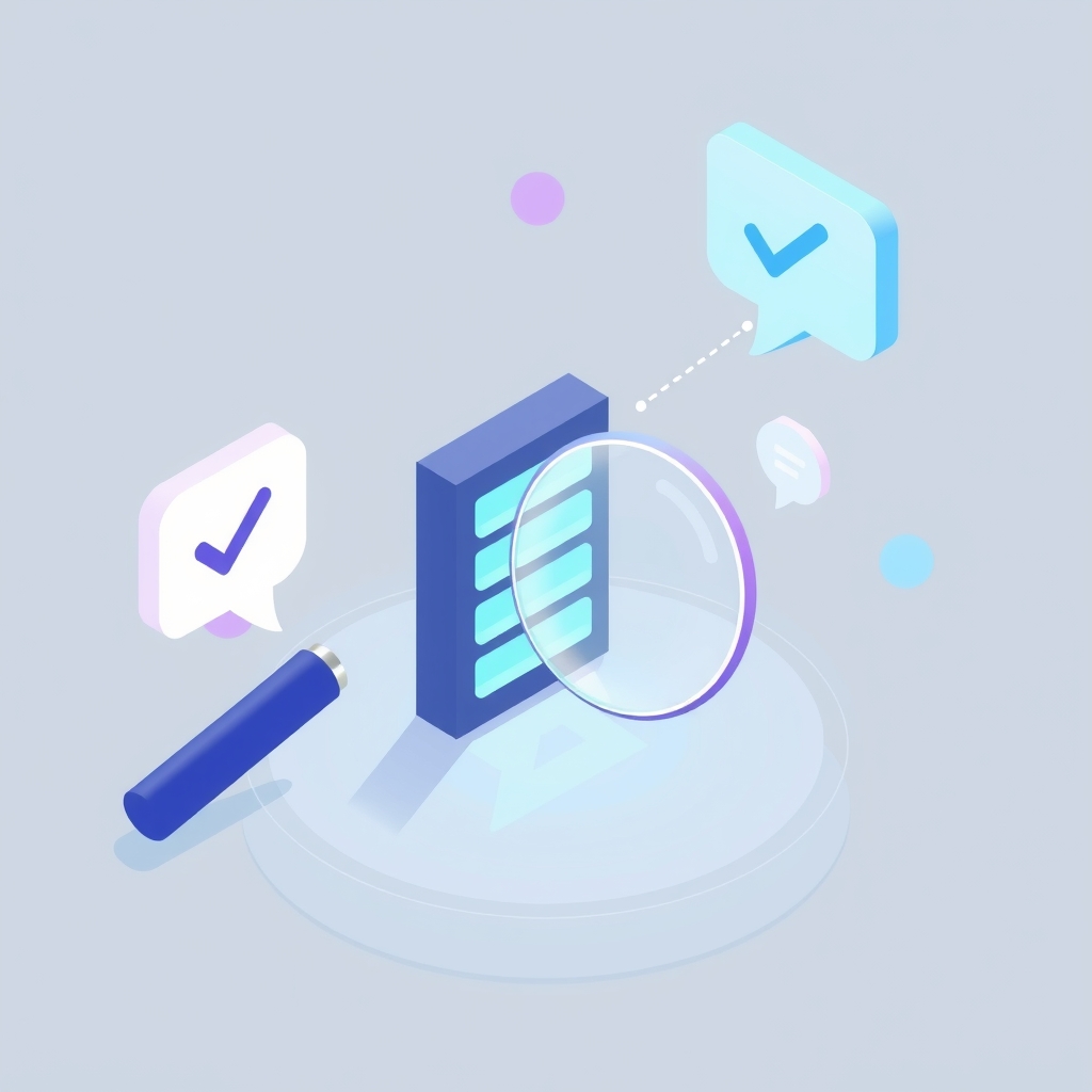 Illustration of verifying database records against AI agent output