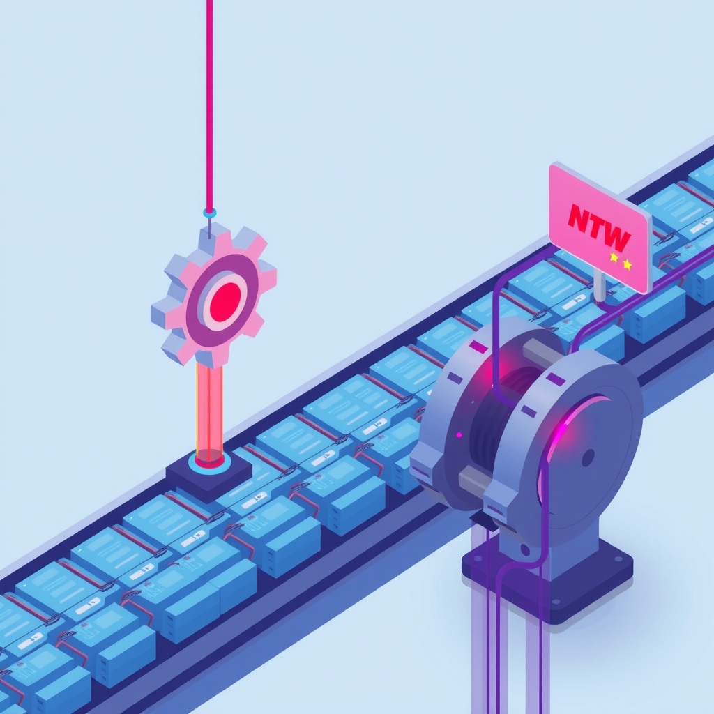 Illustration of a supply chain attack with a corrupted component affecting a data stream